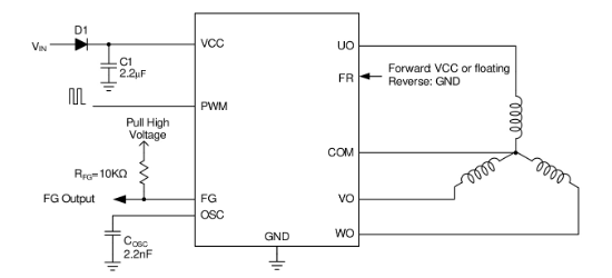 ANPEC(茂达电子)的APX9358PQFI-TRG系统框图
