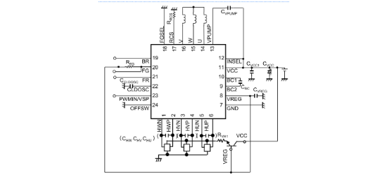 PANASONIC(松下)的AN44150A-VB系统框图
