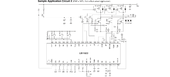 SANYOU(三友)的LB11922-TLM-E系统框图