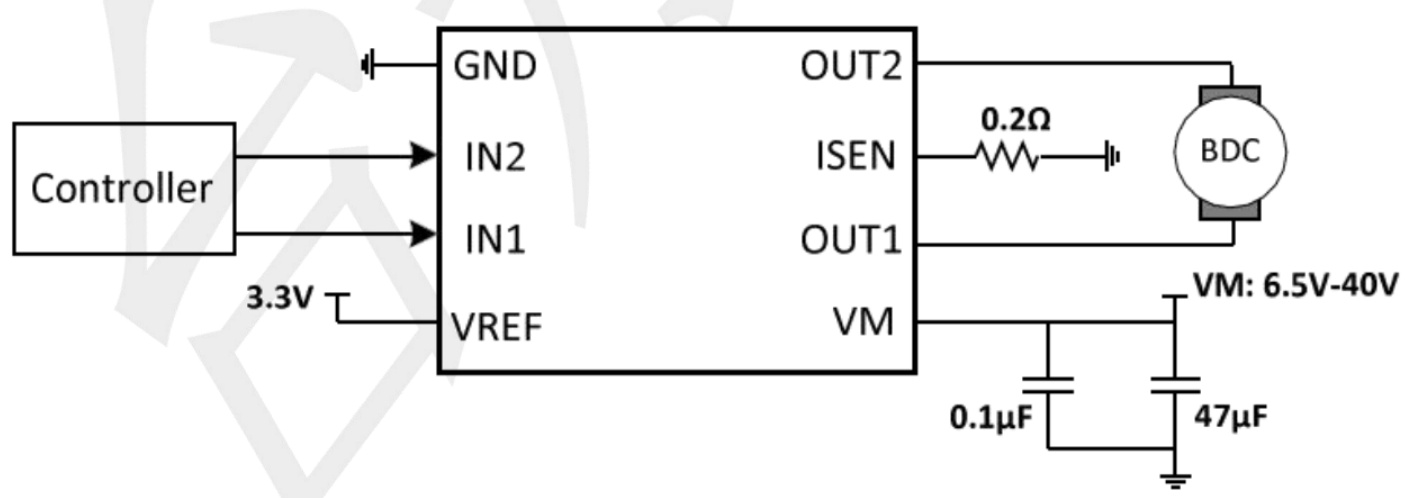 TECH PUBLIC(台舟)的A4950ELJTR-T-TP系统框图