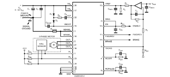 ST(意法半导体)的L6235D系统框图