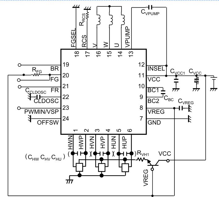 PANASONIC(松下)的AN44150A-VB系统框图
