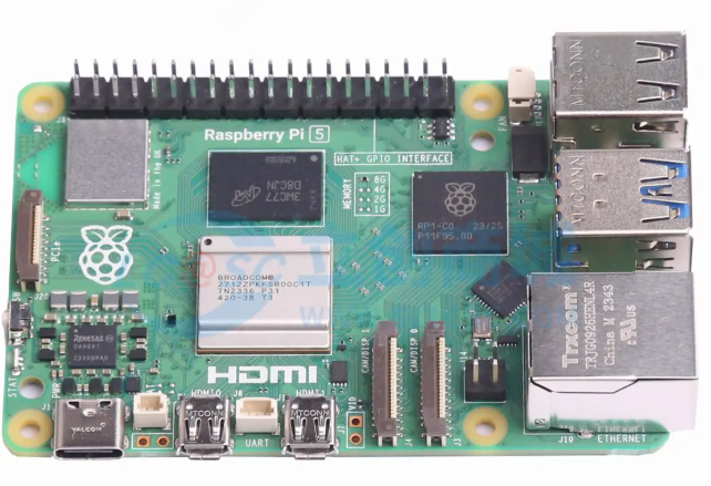 Raspberry Pi(树莓派)的Raspberry Pi 5 8GB系统框图
