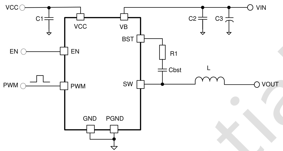 LEADPOWER(率能)的SS6208L系统框图