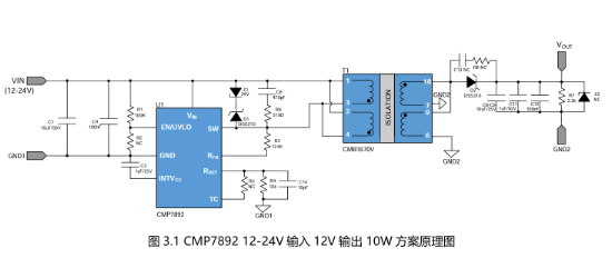 coileasy(線易)的VRB1512-10W-3k5V-7892系統(tǒng)框圖