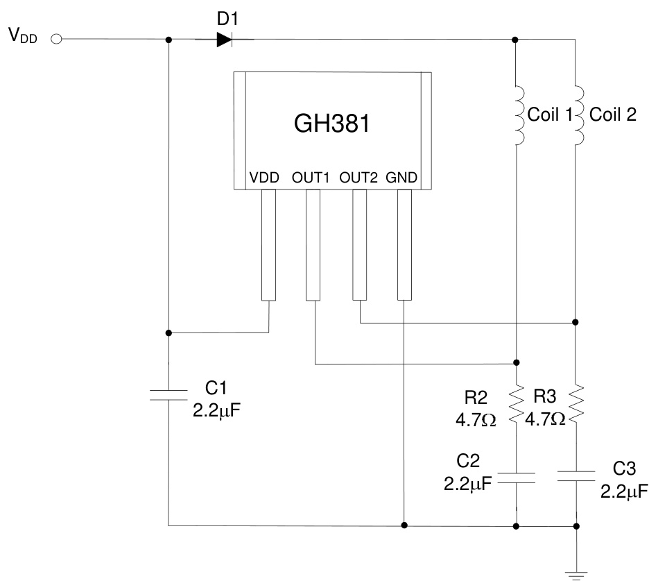 鑫雁的GH381系统框图