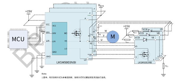 LINKOSEMI(凌鸥创芯)的LKSM5003NBI系统框图