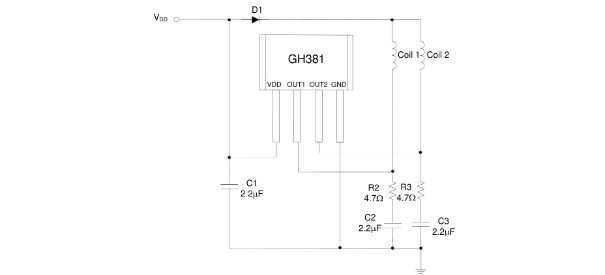 鑫雁的GH381系统框图