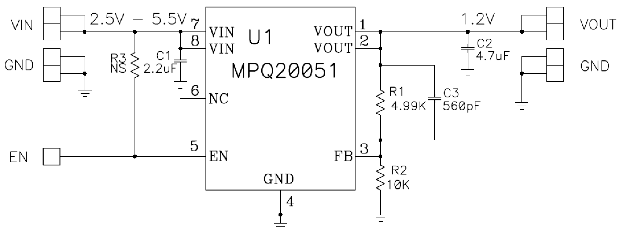 MPS(芯源)的MPQ20051DQ-AEC1-LF-Z系统框图