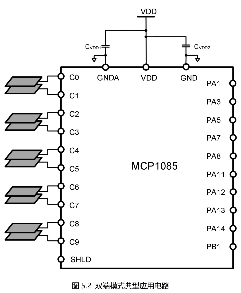 Mysentech(敏源传感)的MCP1085S系统框图