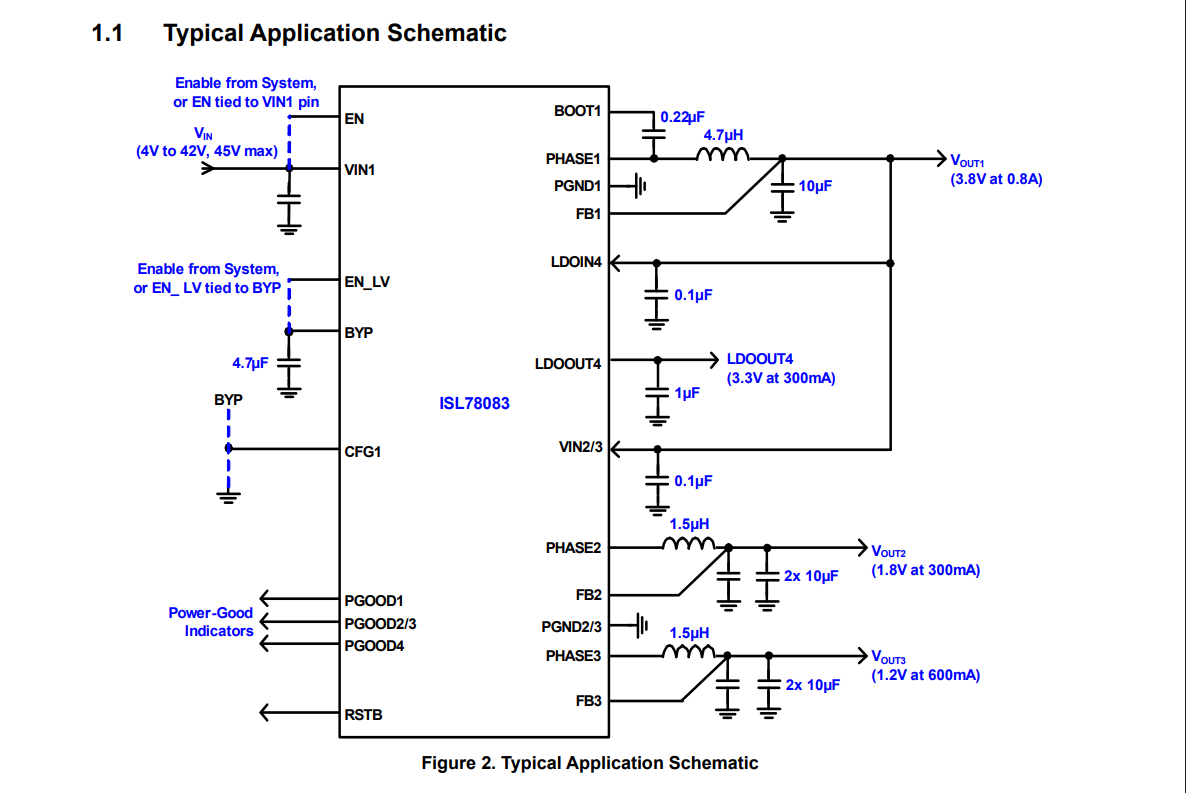 RENESAS(瑞萨)/IDT的ISL78083ARZ-T系统框图