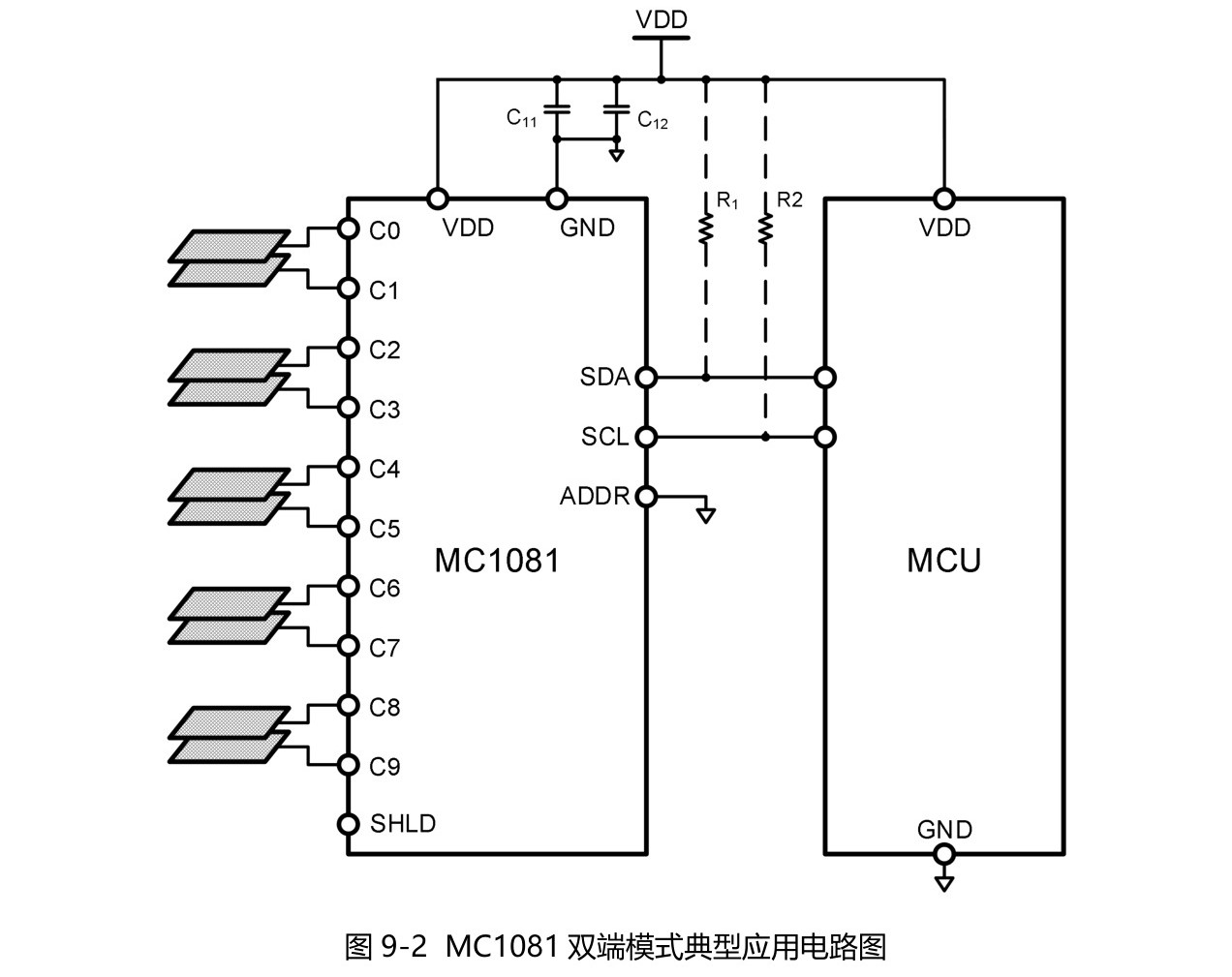 Mysentech(敏源传感)的MC1081S系统框图
