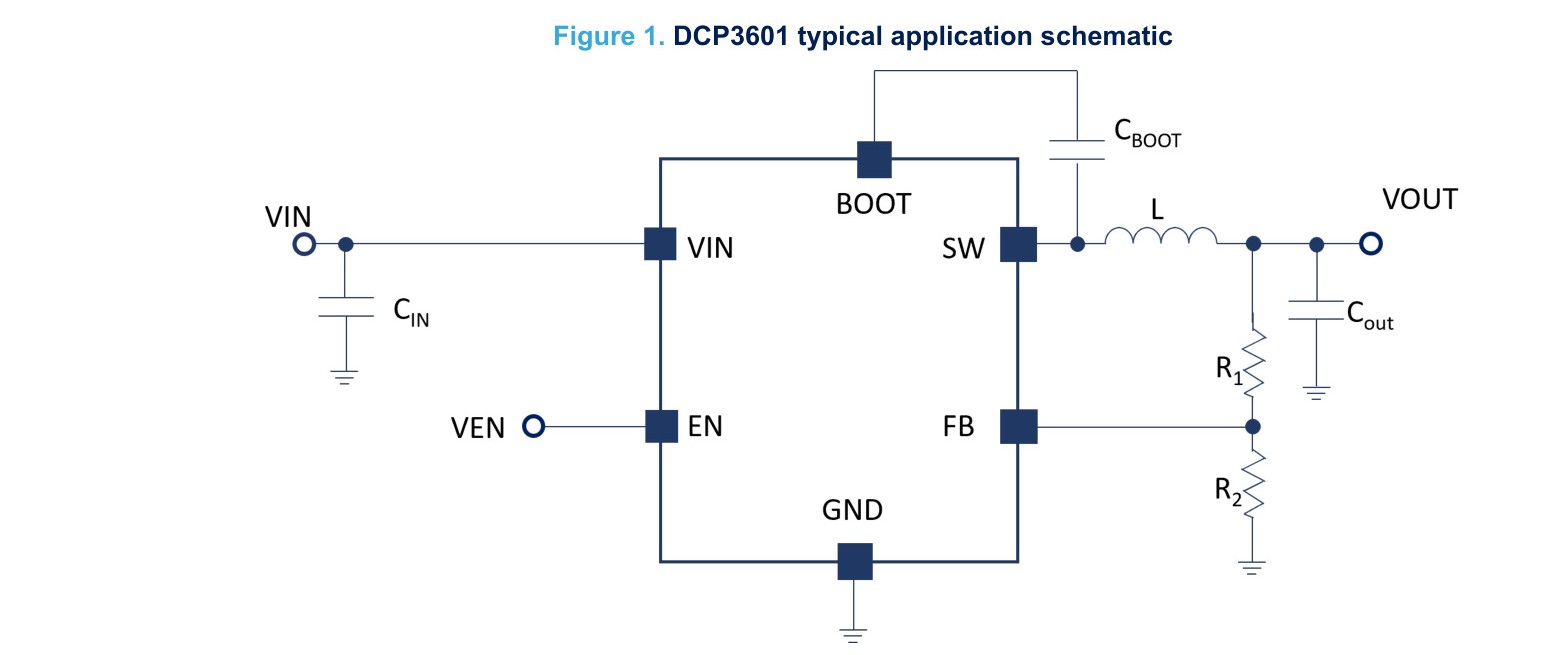 ST(意法半导体)的DCP3601NMR系统框图
