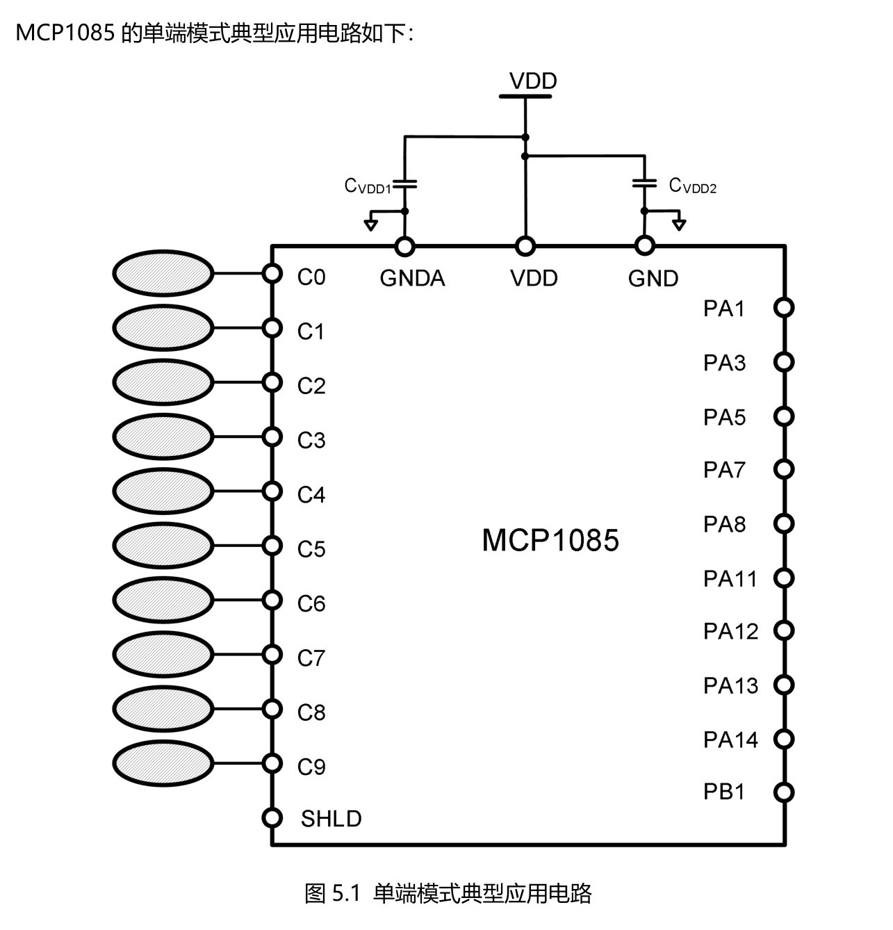 Mysentech(敏源传感)的MCP1085S系统框图