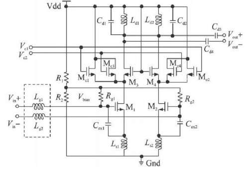 低噪声放大器设计电路结构