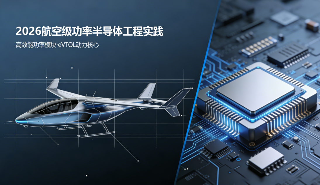 2026航空级功率半导体的工程实践：eVTOL各系统MOSFET选型要求与型号推荐
