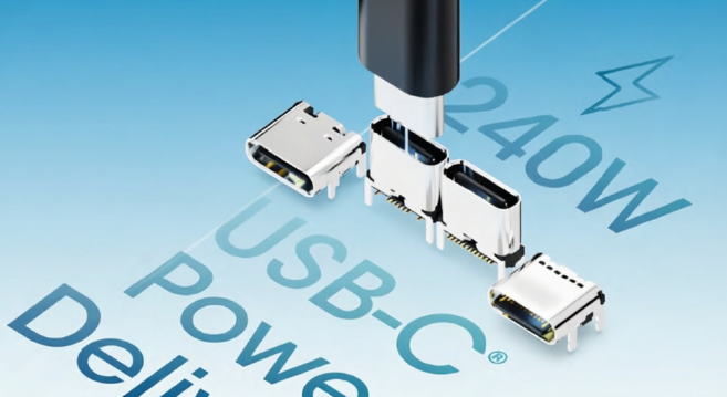 PD3.1快充的底层逻辑:宇文发高品质Type-C连接器支撑240W满功率输出
