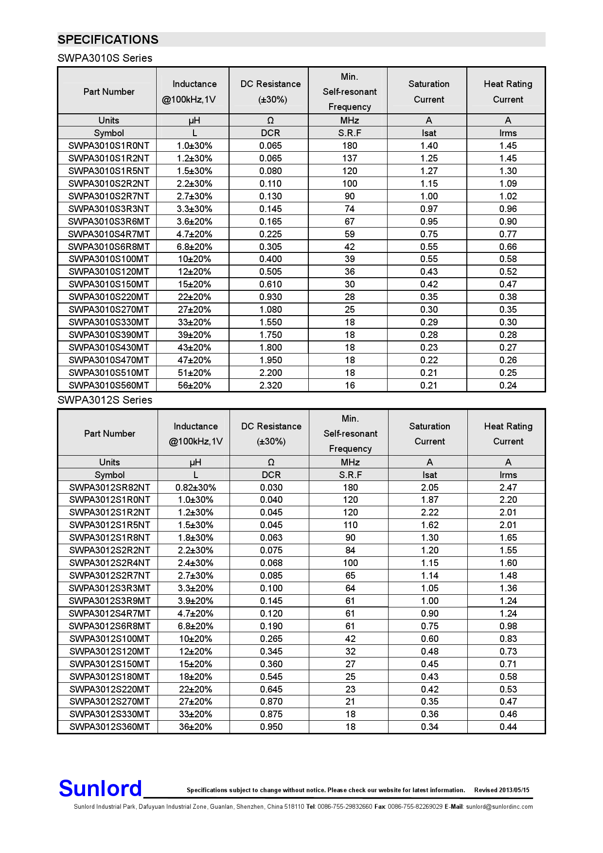 swpa3015s2r2nt_(sunlord(顺络)swpa3015s2r2nt中文资料_价格_pdf