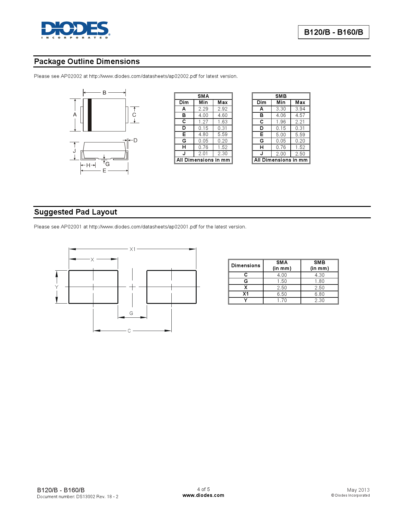 B16013F_（DIODES(美台)）B16013F中文资料_价格_PDF手册立创电子商城