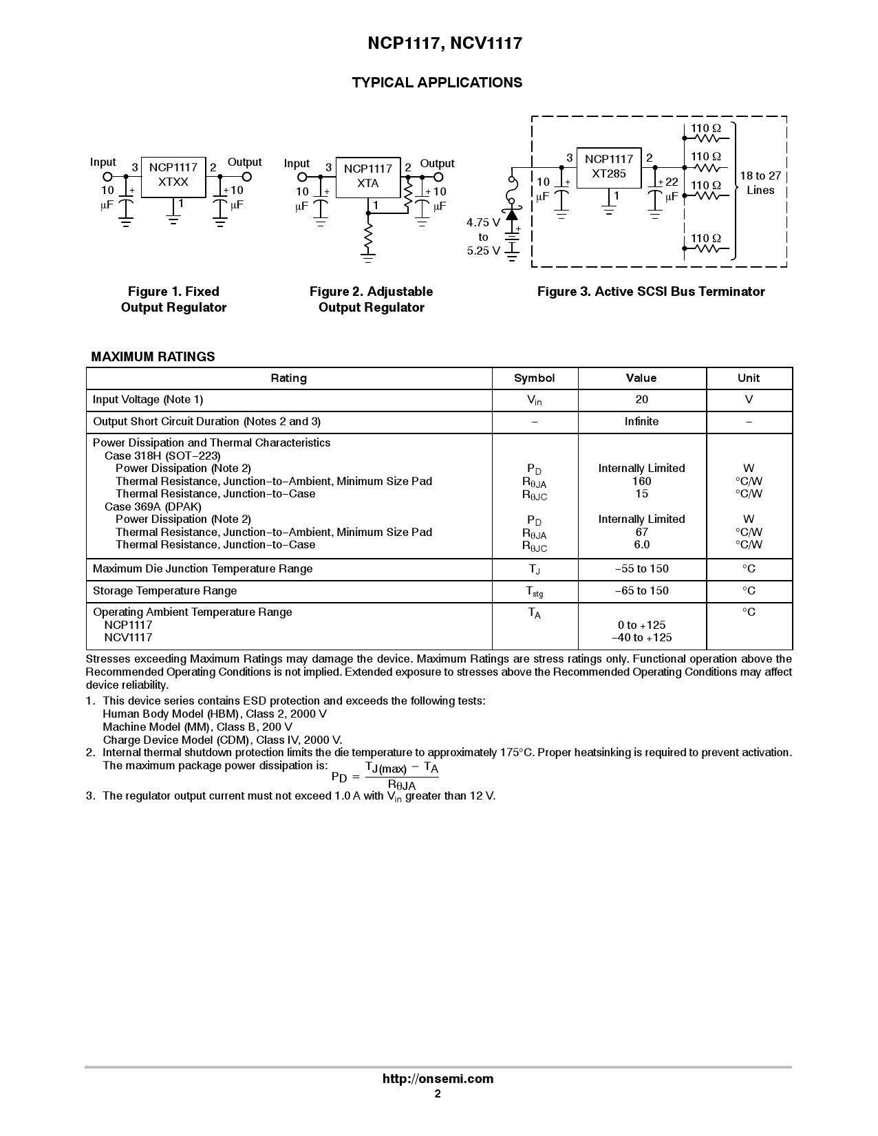NCP1117ST33T3G_（onsemi(安森美)）NCP1117ST33T3G中文资料_价格_PDF手册-立创电子商城