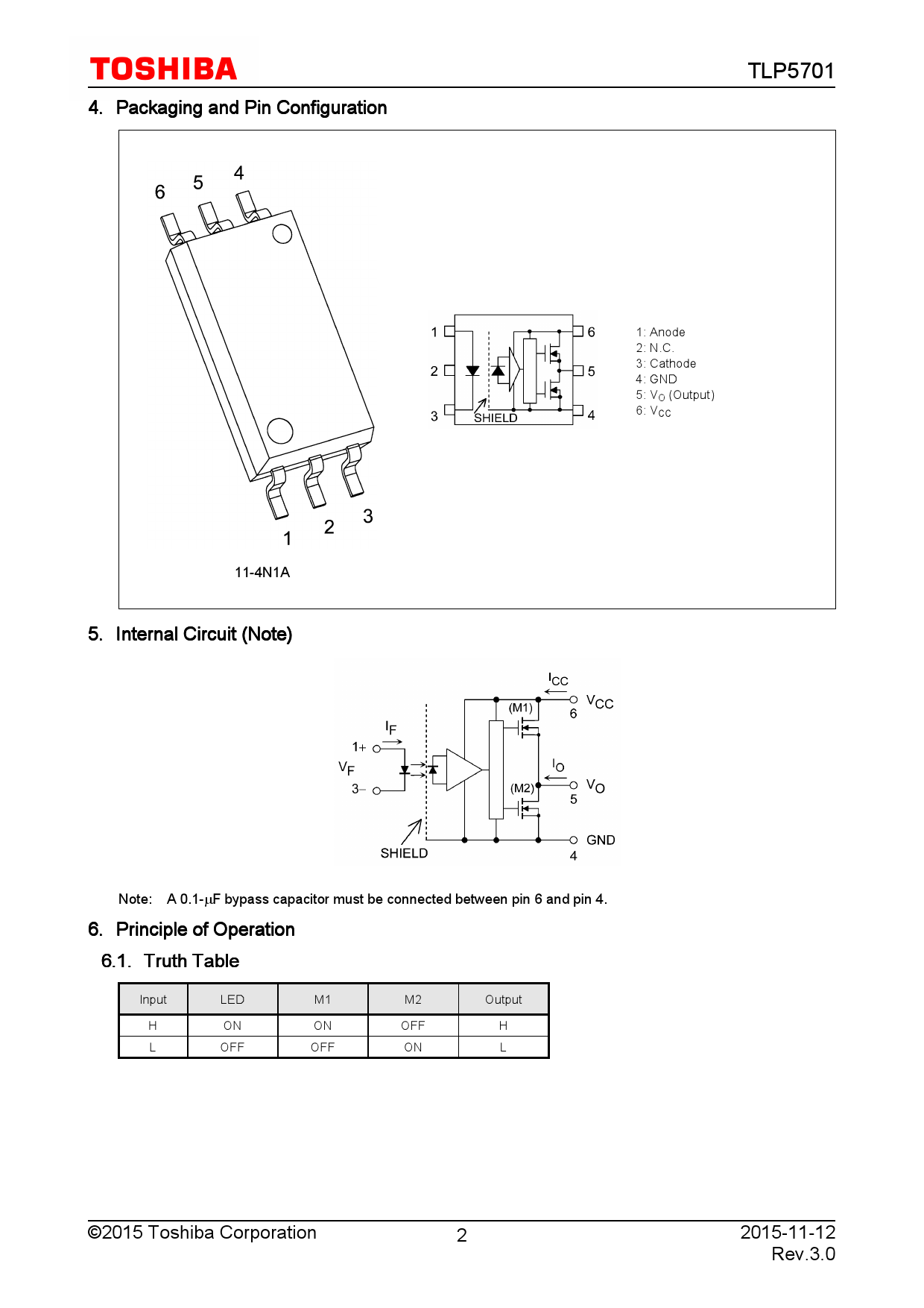 TLP5701(TP,E_（TOSHIBA(东芝)）TLP5701(TP,E中文资料_价格_PDF手册-立创电子商城