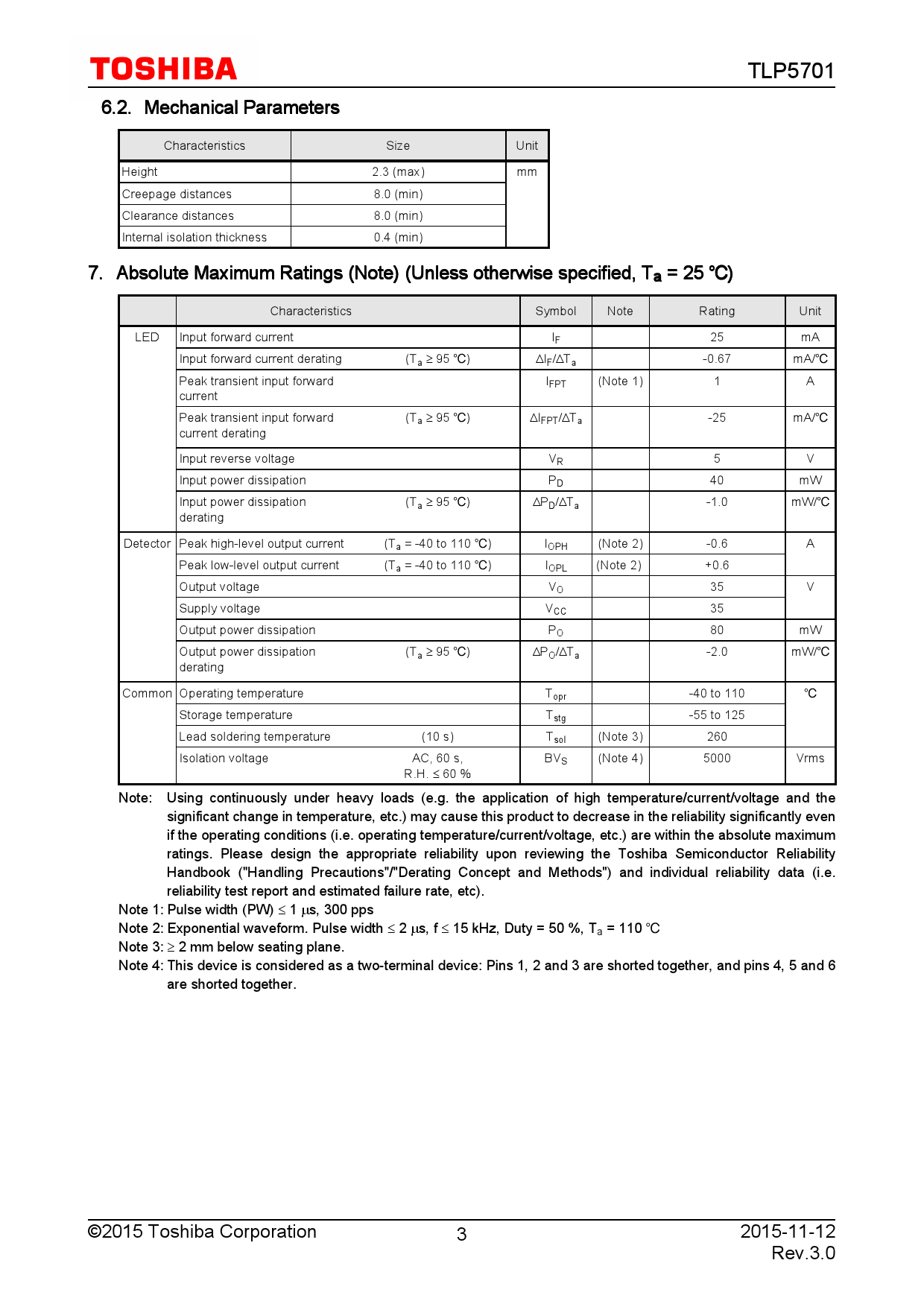 TLP5701(TP,E_（TOSHIBA(东芝)）TLP5701(TP,E中文资料_价格_PDF手册-立创电子商城