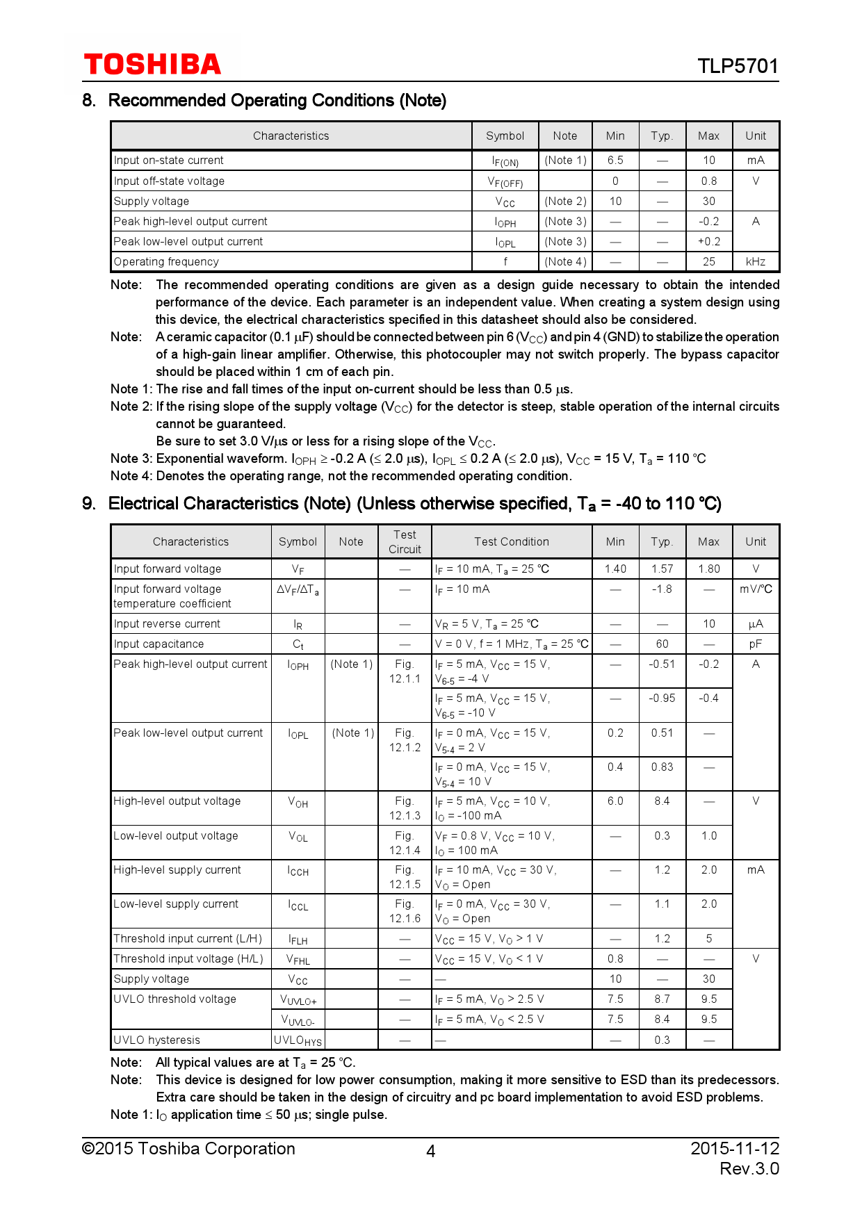 TLP5701(TP,E_（TOSHIBA(东芝)）TLP5701(TP,E中文资料_价格_PDF手册-立创电子商城