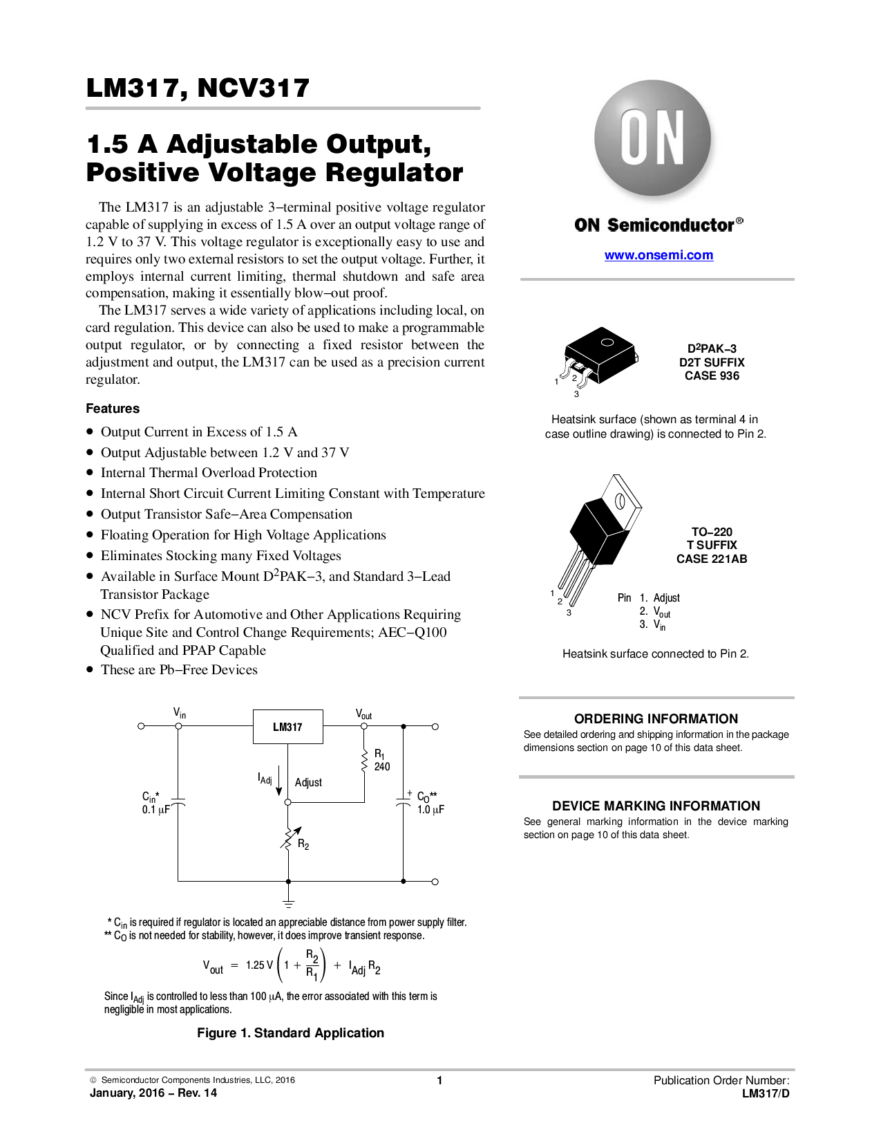 lm317btg_(onsemi(安森美))lm317btg中文资料_价格_pdf手册-立创电子