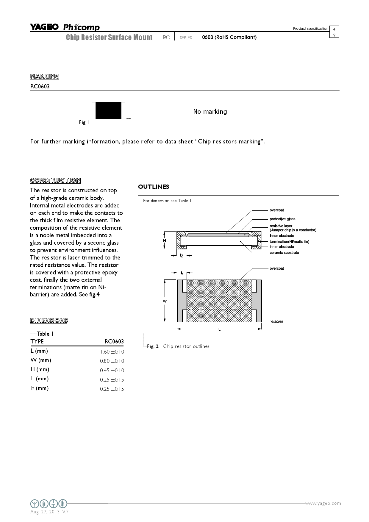 RC0603FR-07100RL_（YAGEO(国巨)）RC0603FR-07100RL中文资料_价格_PDF手册-立创电子商城