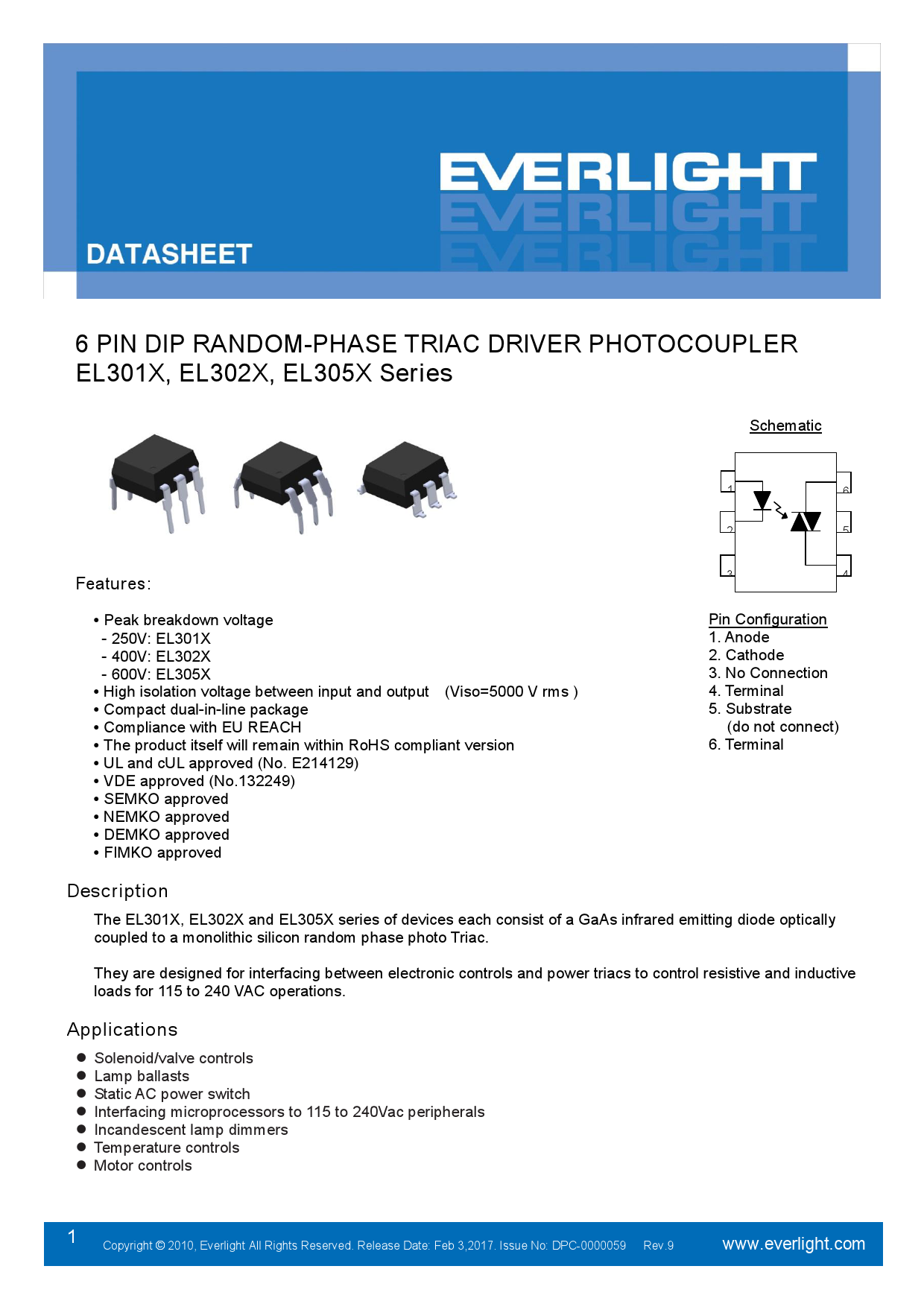EL3021_（EVERLIGHT(亿光)）EL3021中文资料_价格_PDF手册-立创电子商城