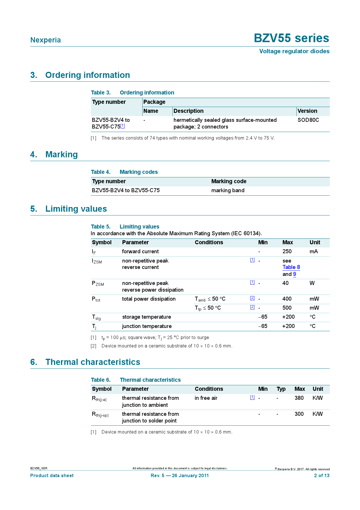 BZV55-C3V3,115_（Nexperia(安世)）BZV55-C3V3,115中文资料_价格_PDF手册-立创电子商城