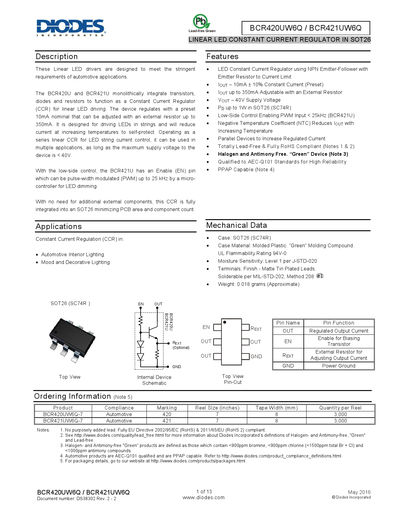 BCR421UW6Q-7_（DIODES(美台)）BCR421UW6Q-7中文资料_价格_PDF手册-立创电子商城