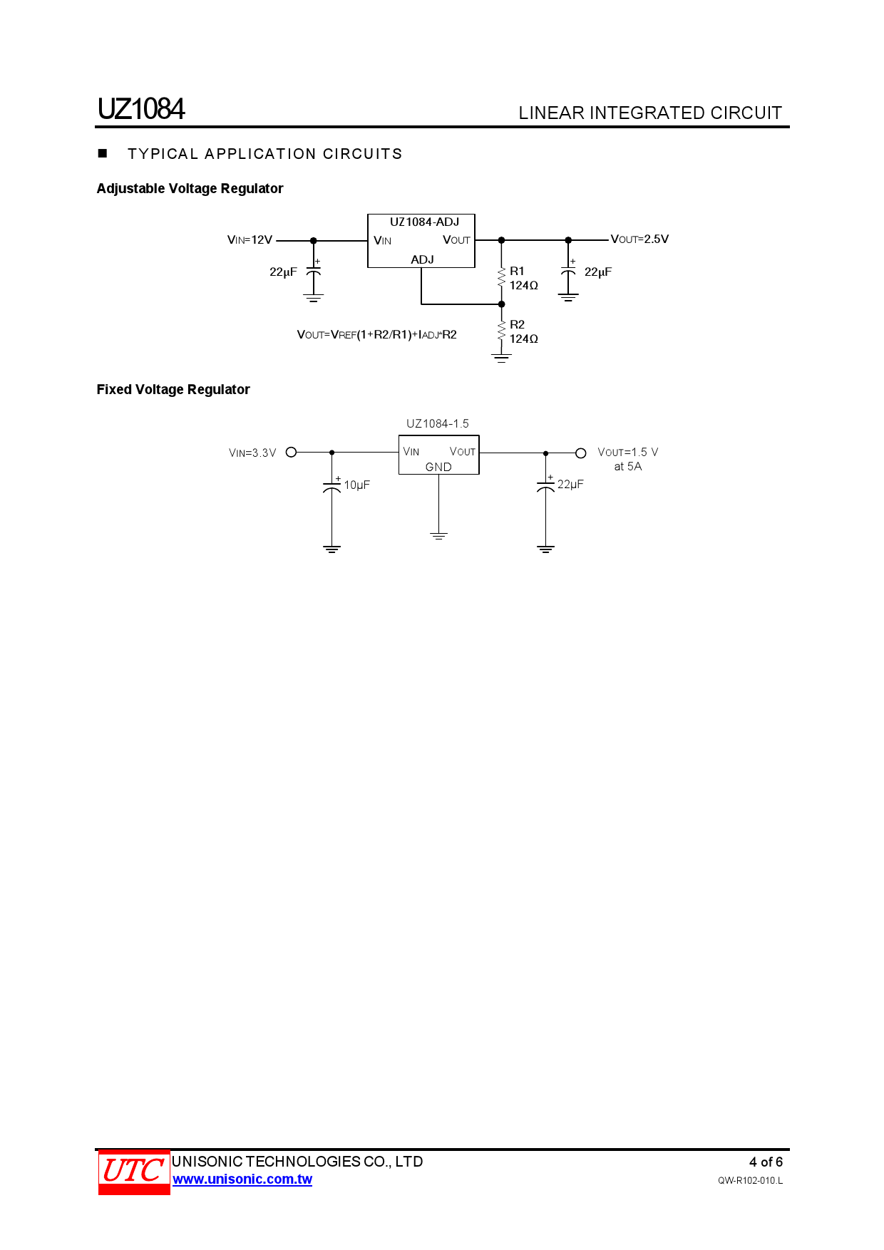 UZ1084L-33-TQ2-T_（UTC(友顺)）UZ1084L-33-TQ2-T中文资料_价格_PDF手册-立创电子商城