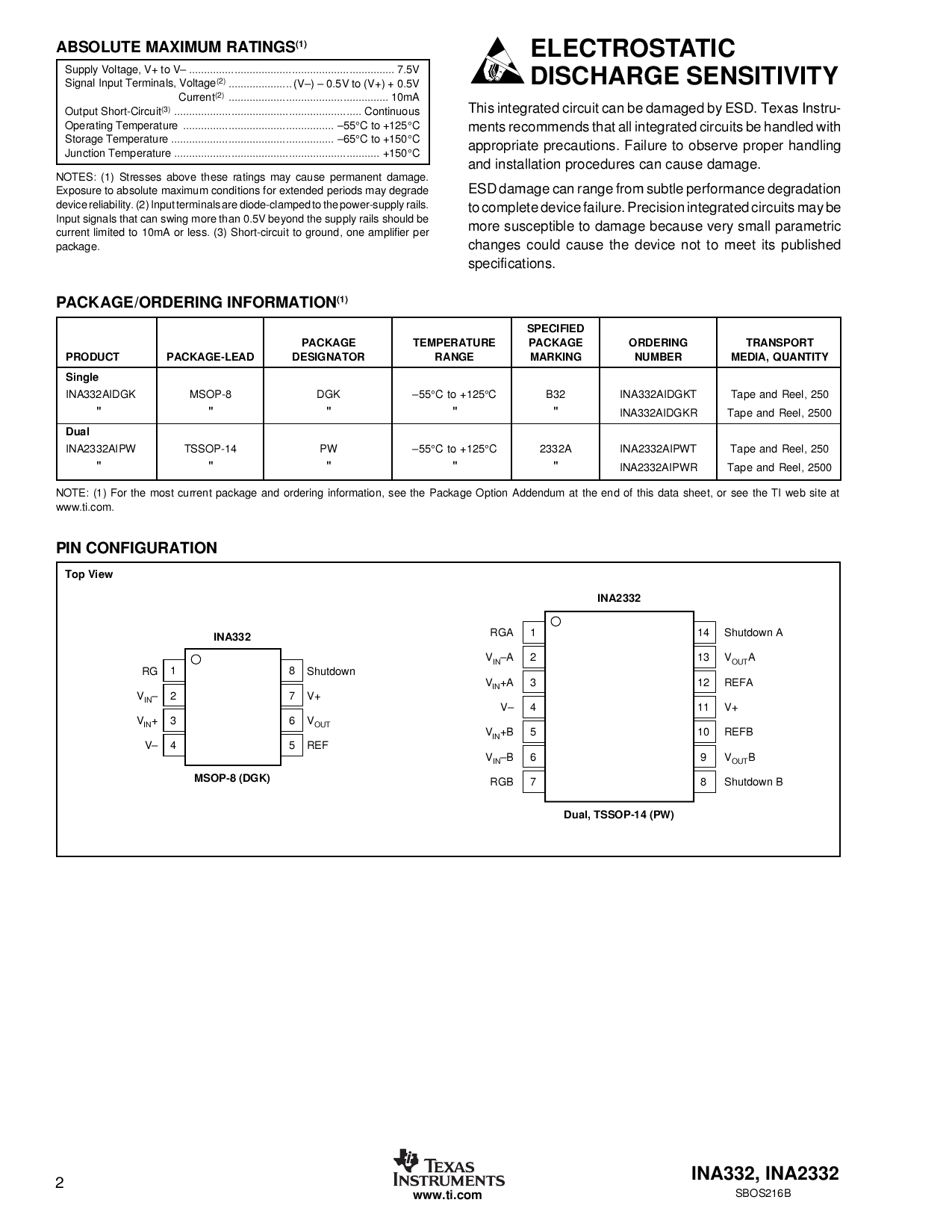 INA332AIDGKR_（TI(德州仪器)）INA332AIDGKR中文资料_价格_PDF手册-立创电子商城