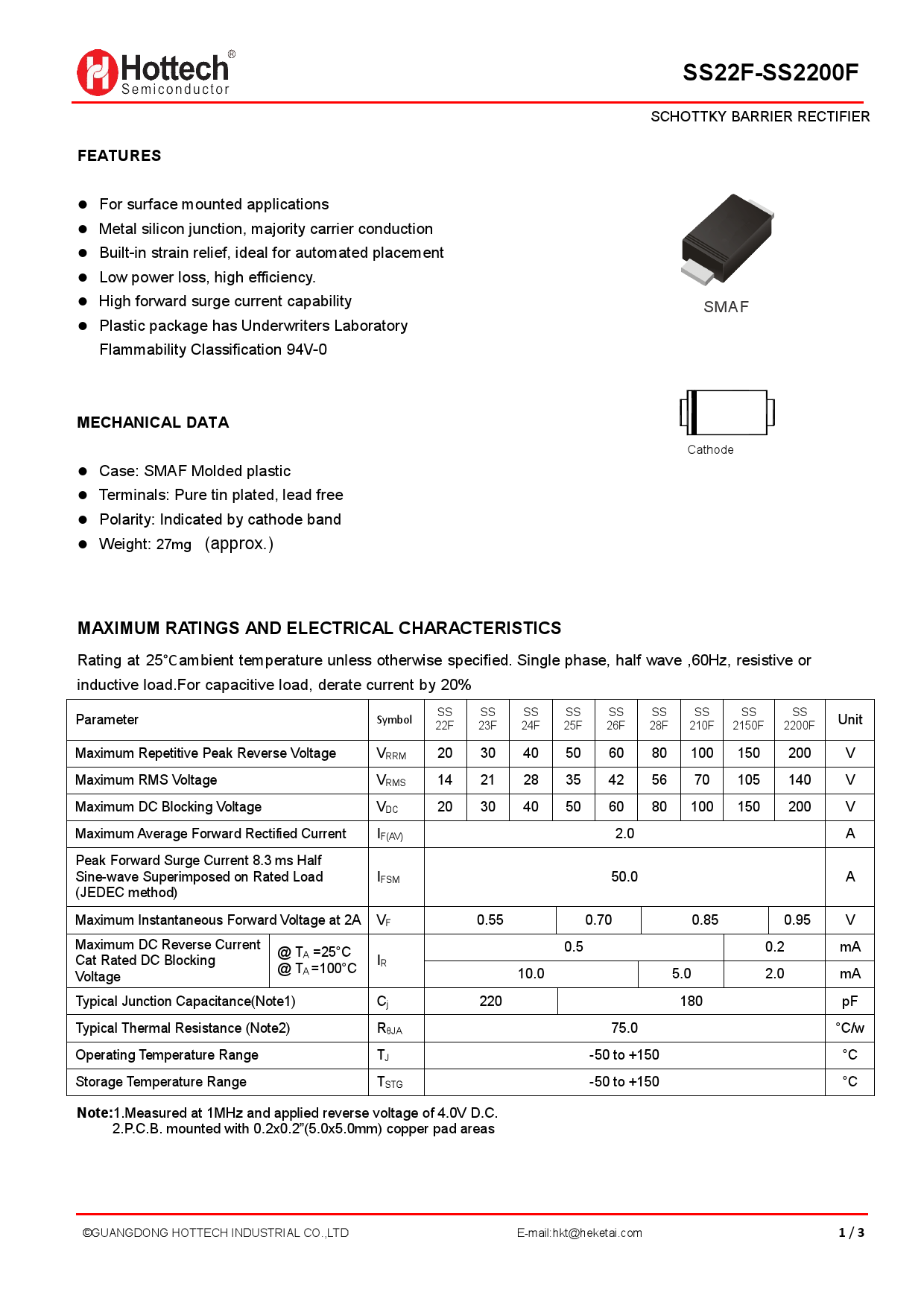 SS24F_(Hottech(合科泰))SS24F中文资料_价格_PDF手册-立创电子商城