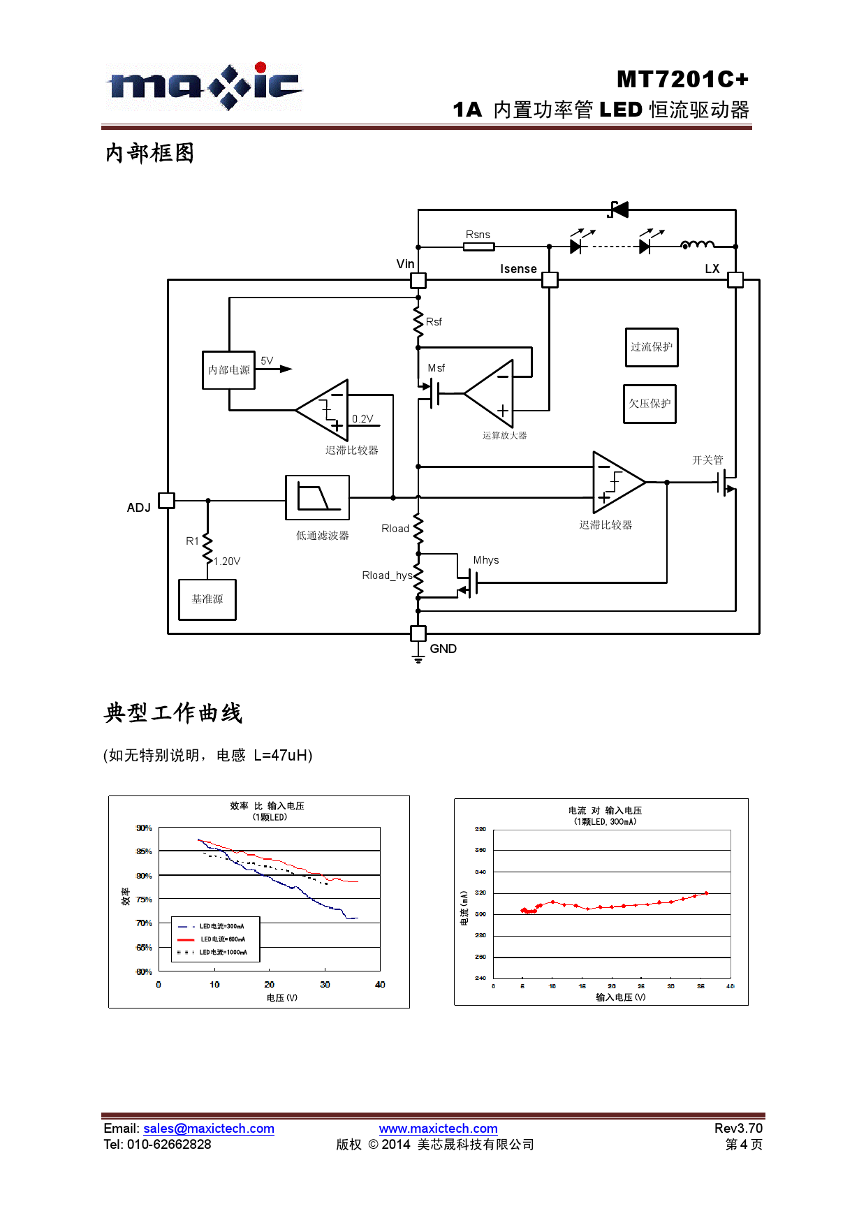 MT7201C+_（MAXIC(美芯晟)）MT7201C+中文资料_价格_PDF手册-立创电子商城