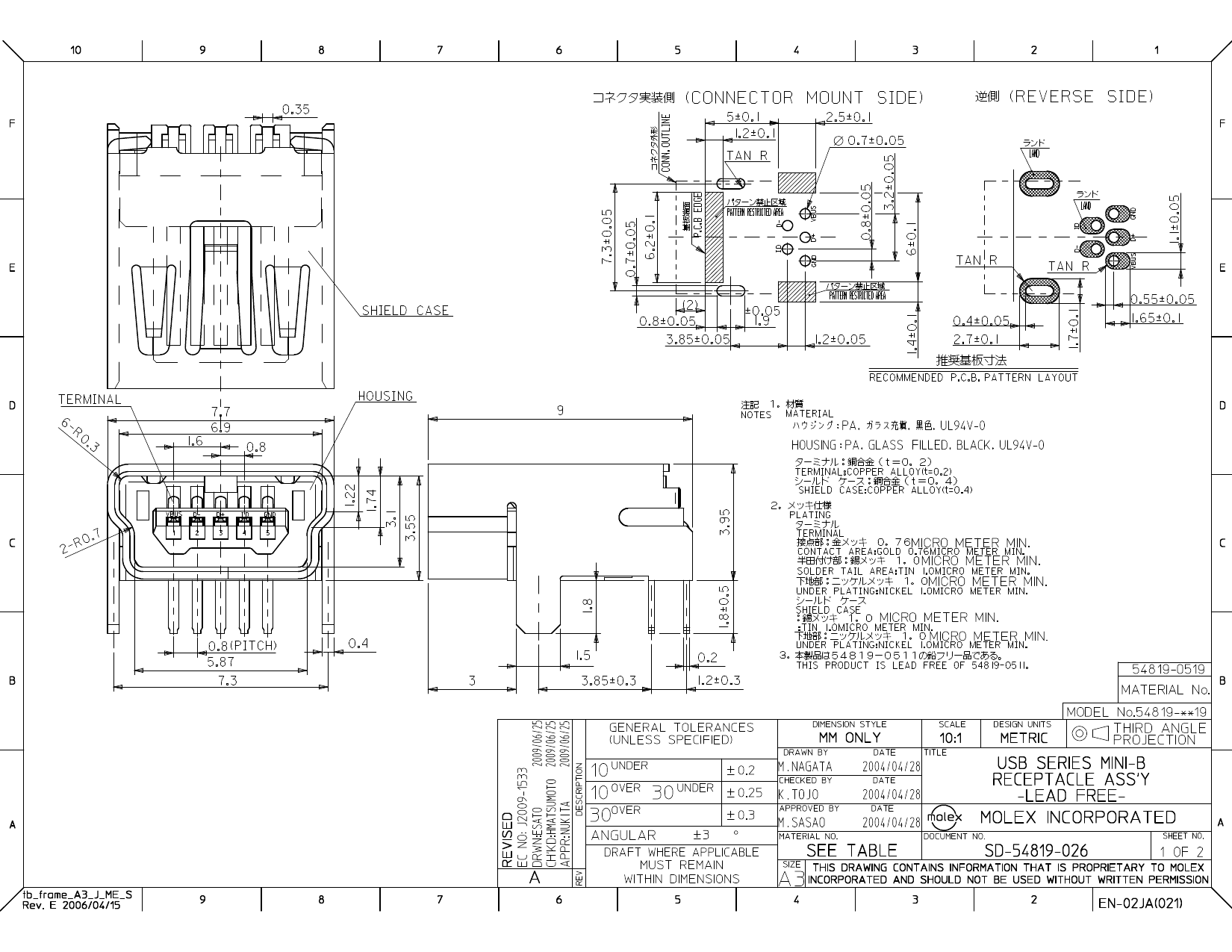 548190519_（MOLEX）548190519中文资料_价格_PDF手册-立创电子商城