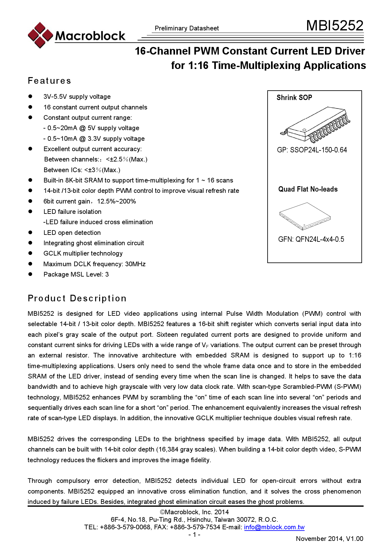 Ml5238 Error MBI5252GP-A_(MBI(台湾聚积))MBI5252GP-A中文资料_价格_PDF手册-立创电子商城
