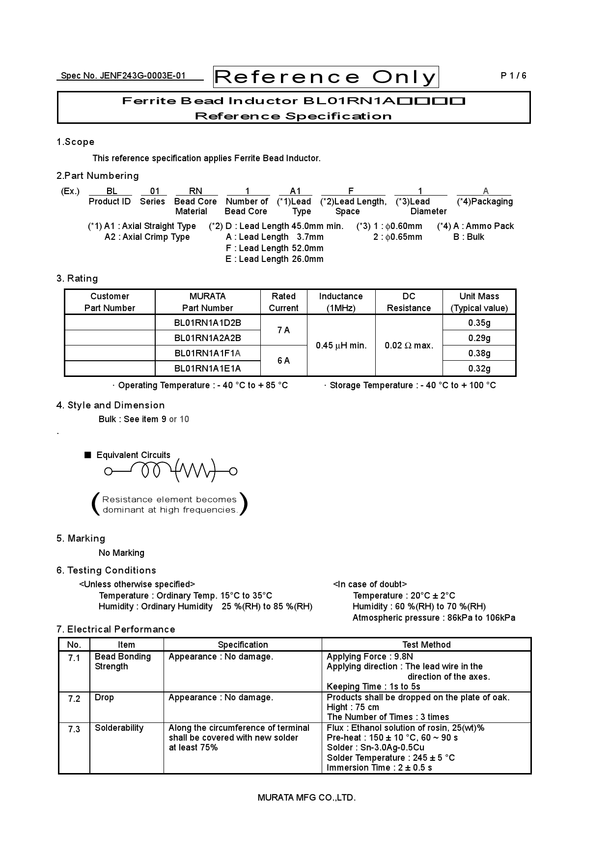 BL01RN1A1D2B_（muRata(村田)）BL01RN1A1D2B中文资料_价格_PDF手册-立创电子商城