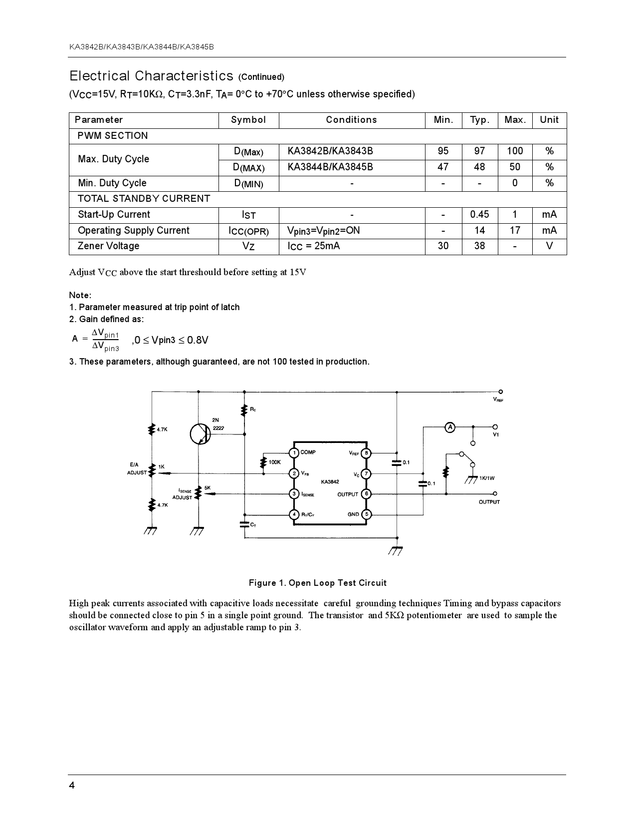 KA3843B_（onsemi(安森美)）KA3843B中文资料_价格_PDF手册-立创电子商城