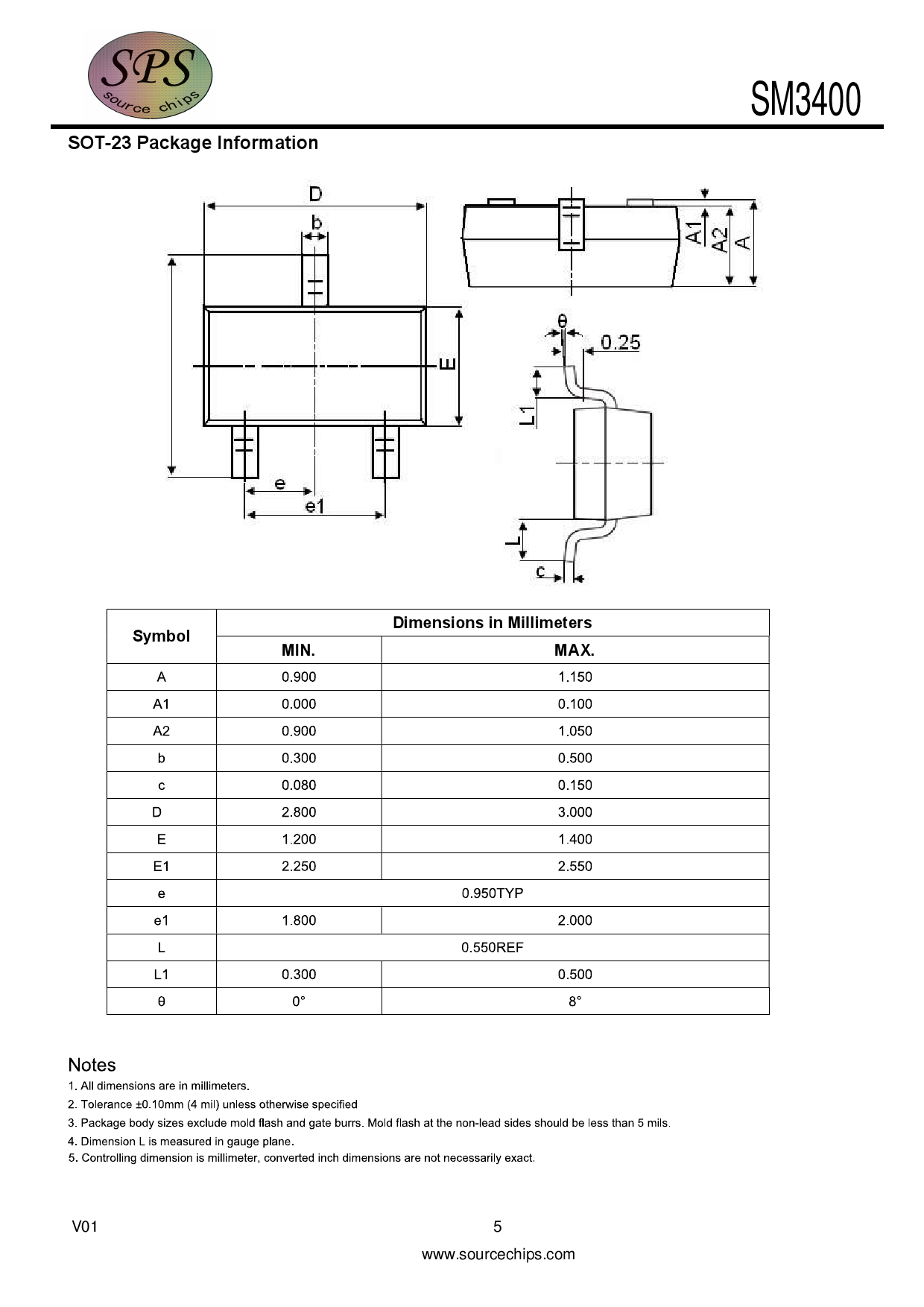 Spring Component Sfd 3400 Small SM3400SRL_(SPS(美国源芯))SM3400SRL中文资料_价格_PDF手册-立创电子商城