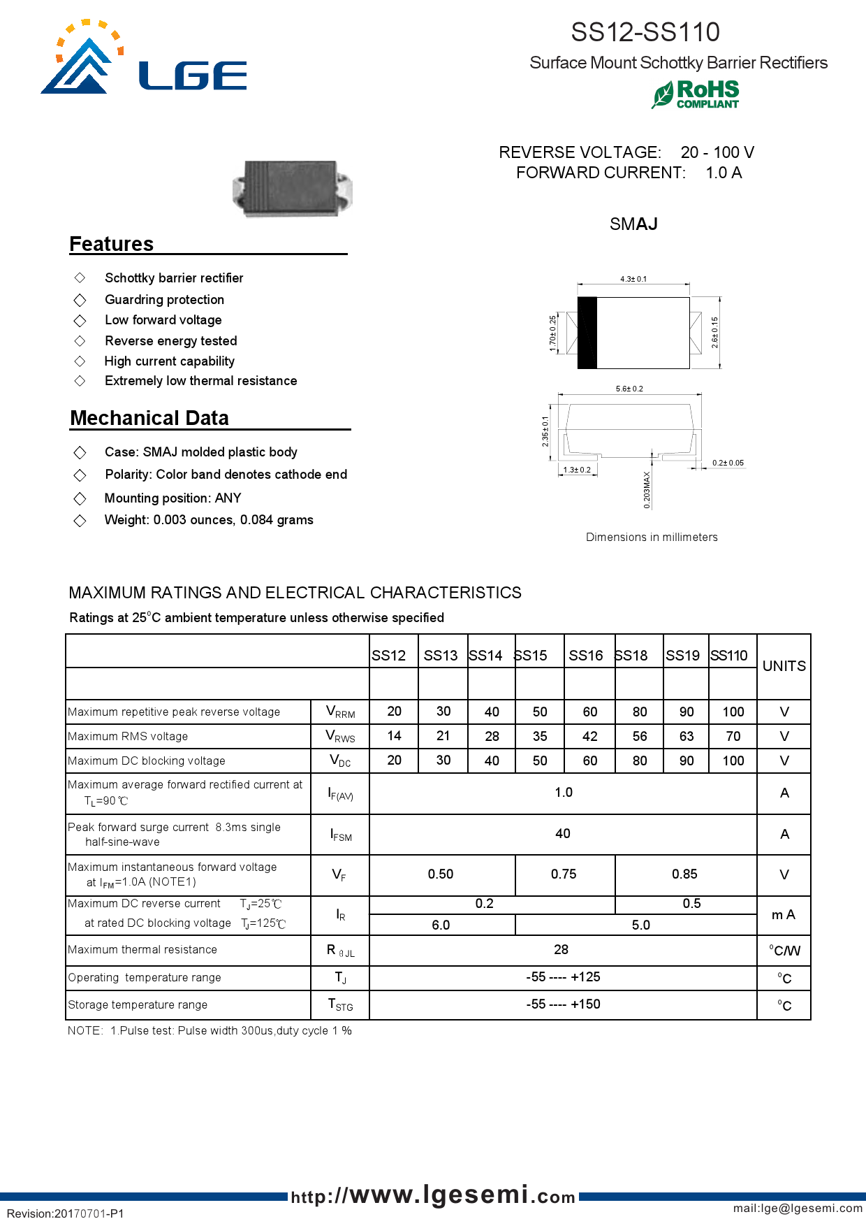 ss14_(lge(鲁光))ss14中文资料_价格_pdf手册-立创电子商城
