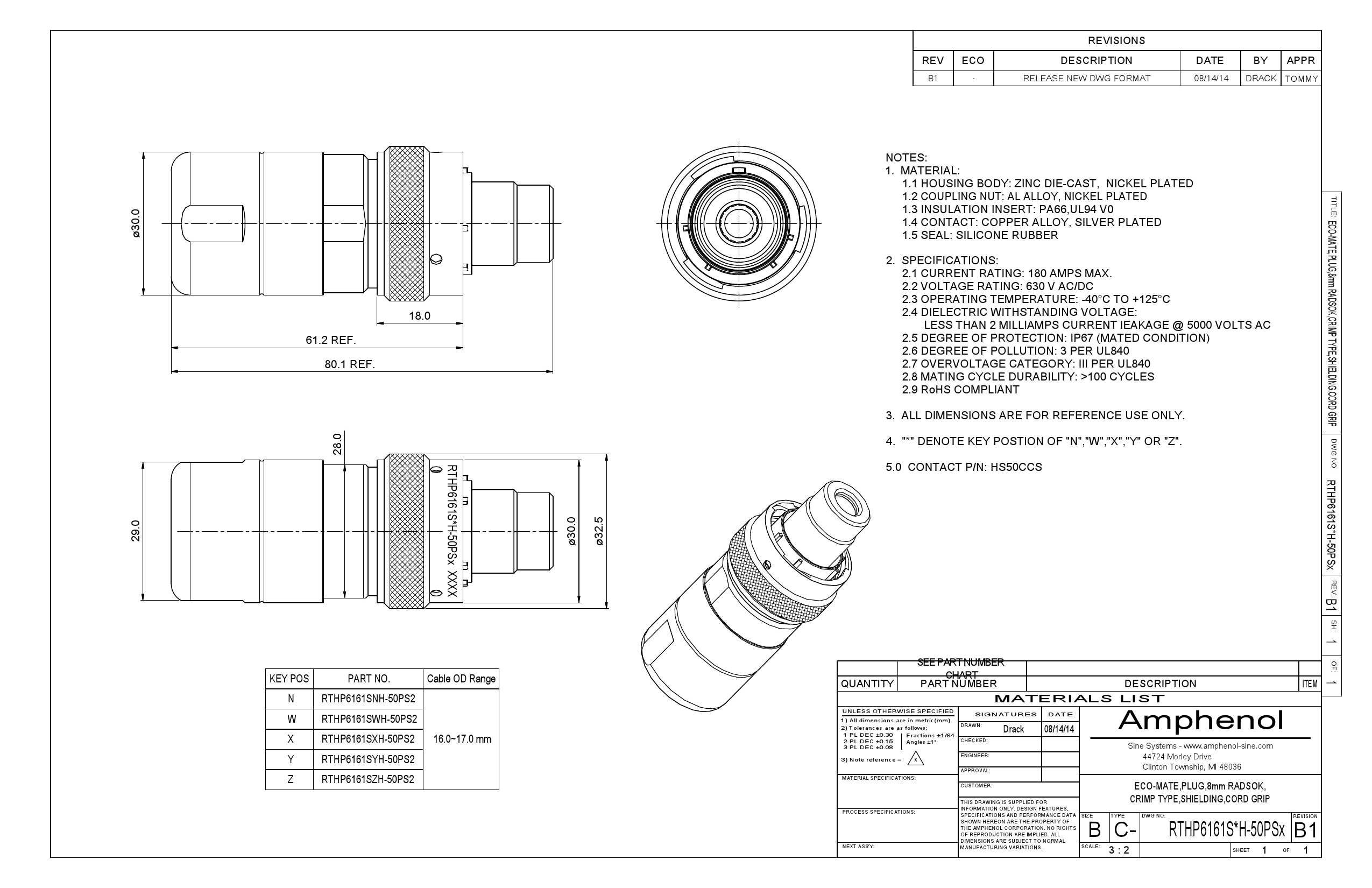Amrep Drawings.pdf RTHP6161SNH-50PS2_(Amphenol)RTHP6161SNH-50PS2中文资料_价格_PDF手册-立创电子商城