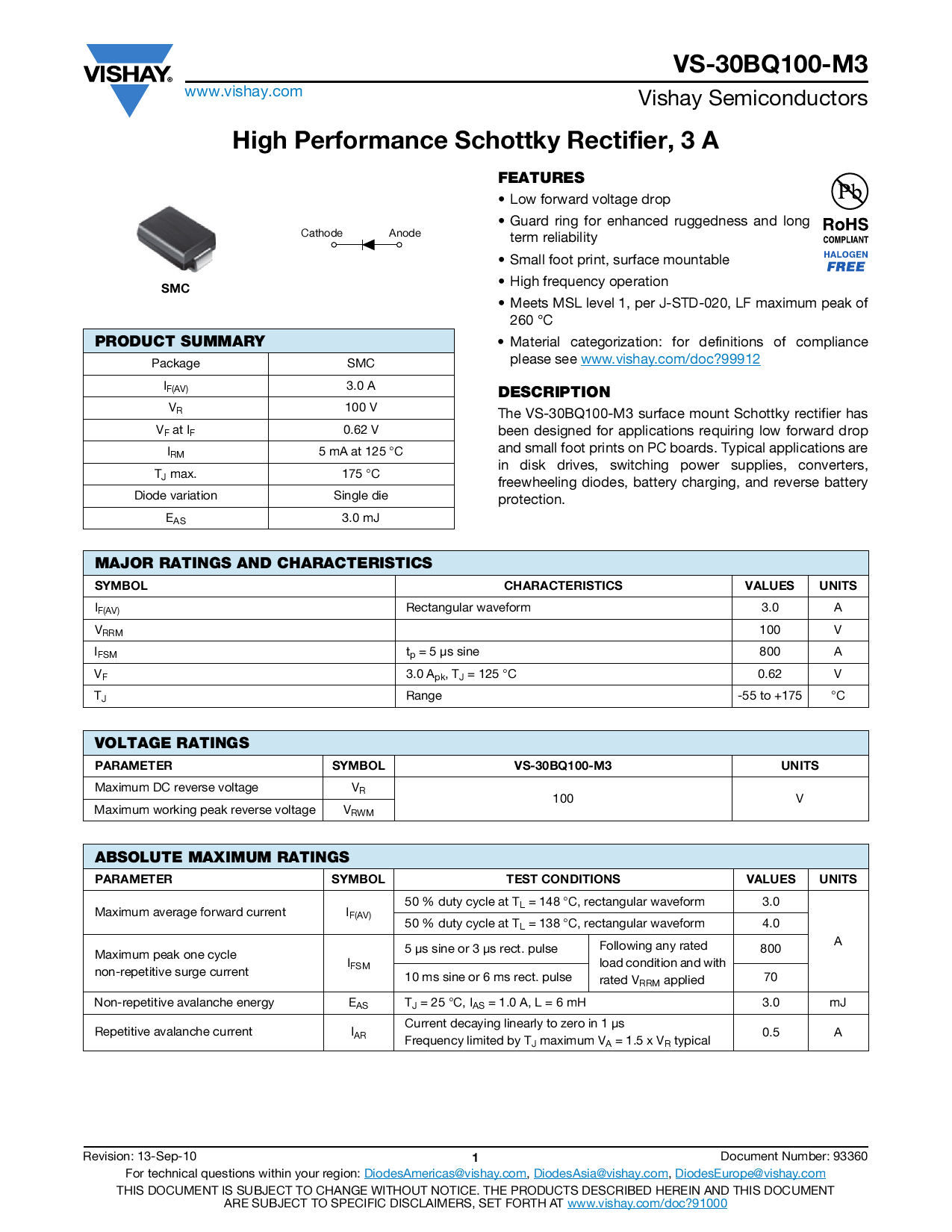 VS-30BQ100-M3/9AT_（VISHAY(威世)）VS-30BQ100-M3/9AT中文资料_价格_PDF手册-立创电子商城
