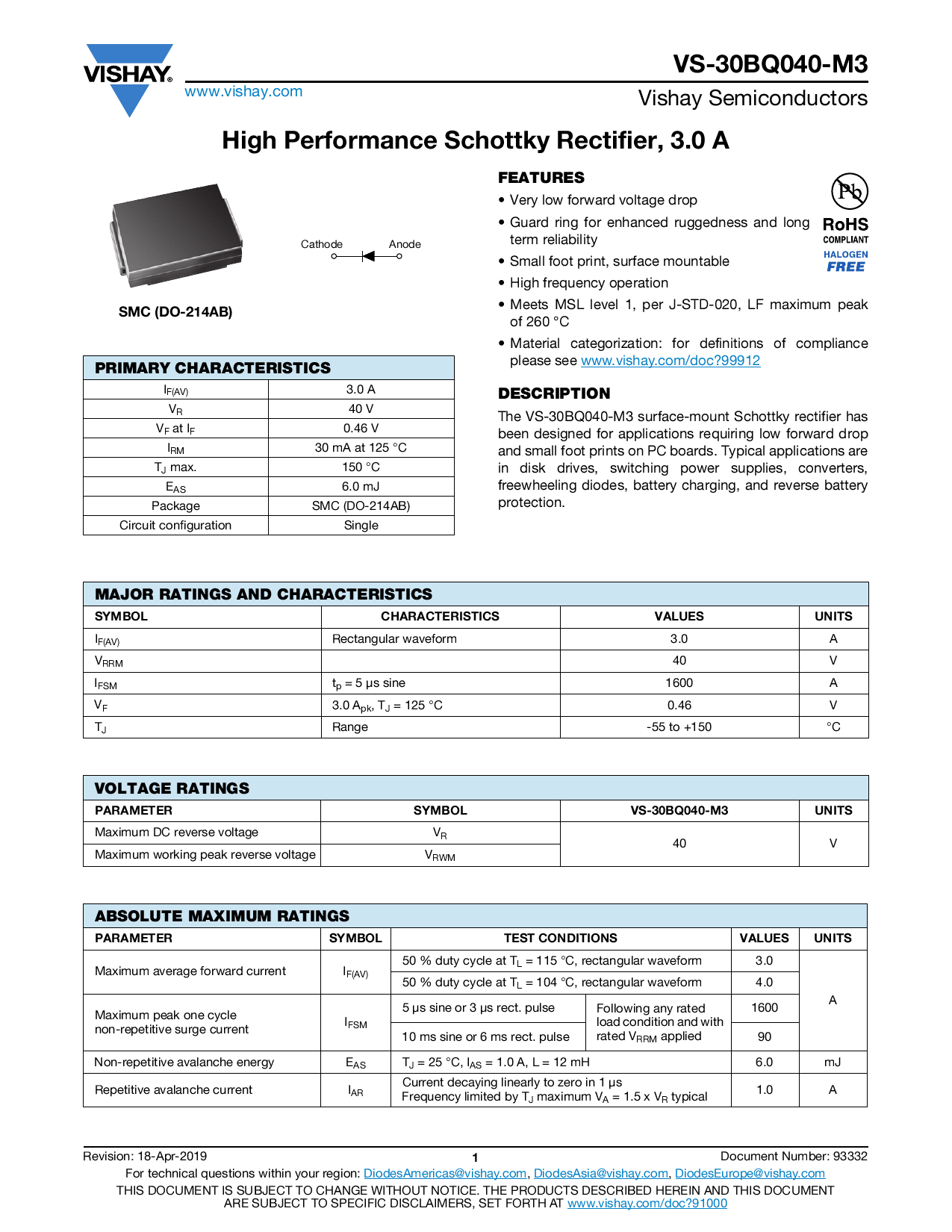VS-30BQ040-M3/9AT_（VISHAY(威世)）VS-30BQ040-M3/9AT中文资料_价格_PDF手册-立创电子商城