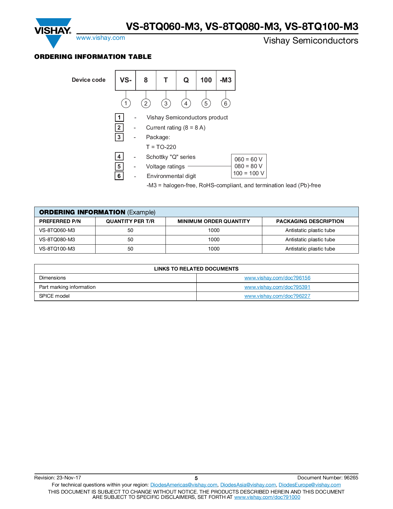 VS-8TQ100-M3_（VISHAY(威世)）VS-8TQ100-M3中文资料_价格_PDF手册-立创电子商城