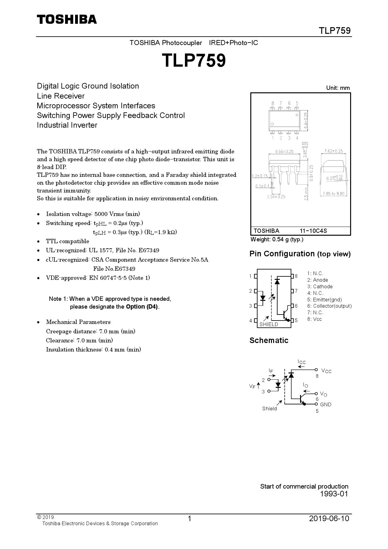 TLP759(TP1,J,F) | TOSHIBA | Price | In Stock | LCSC Electronics - Foto 10