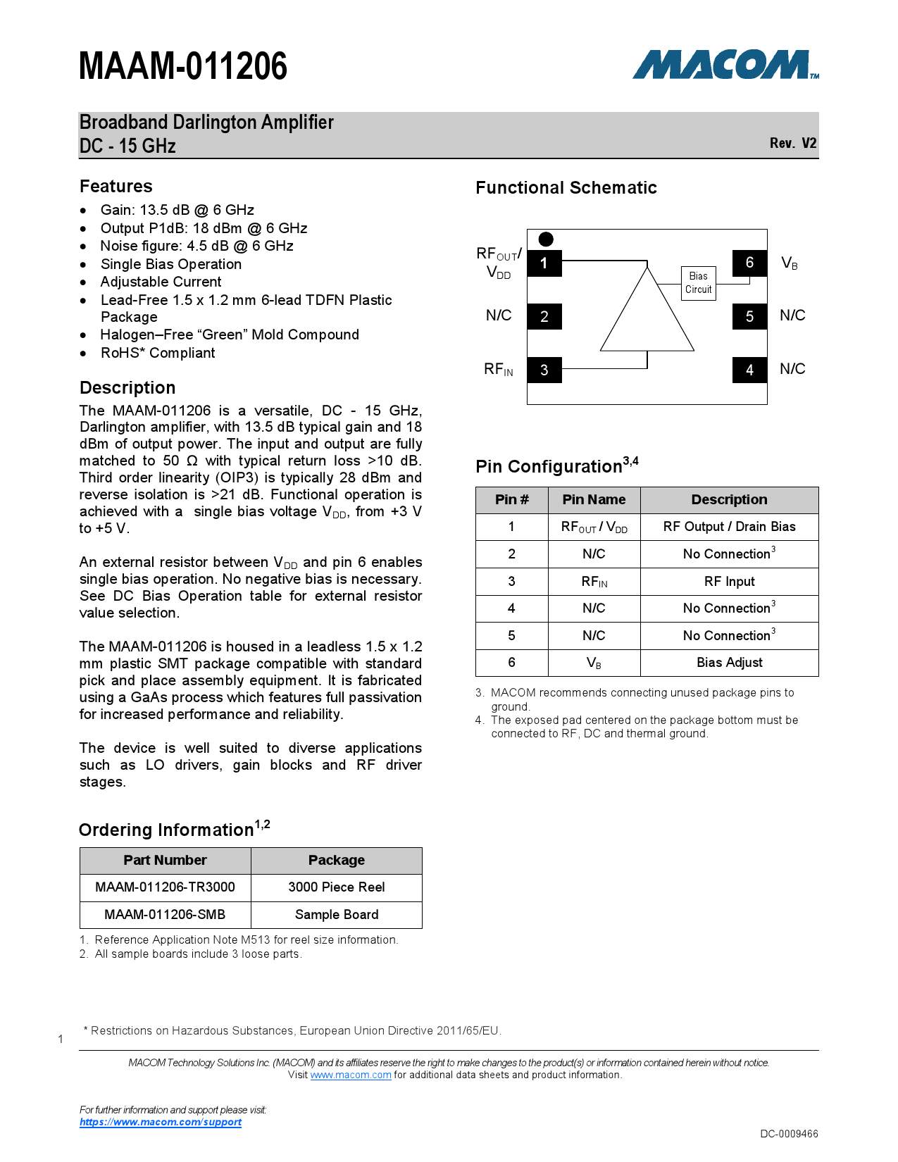 maam-011206-tr1000_(macom)maam-011206-tr1000中文资料_价格_pdf