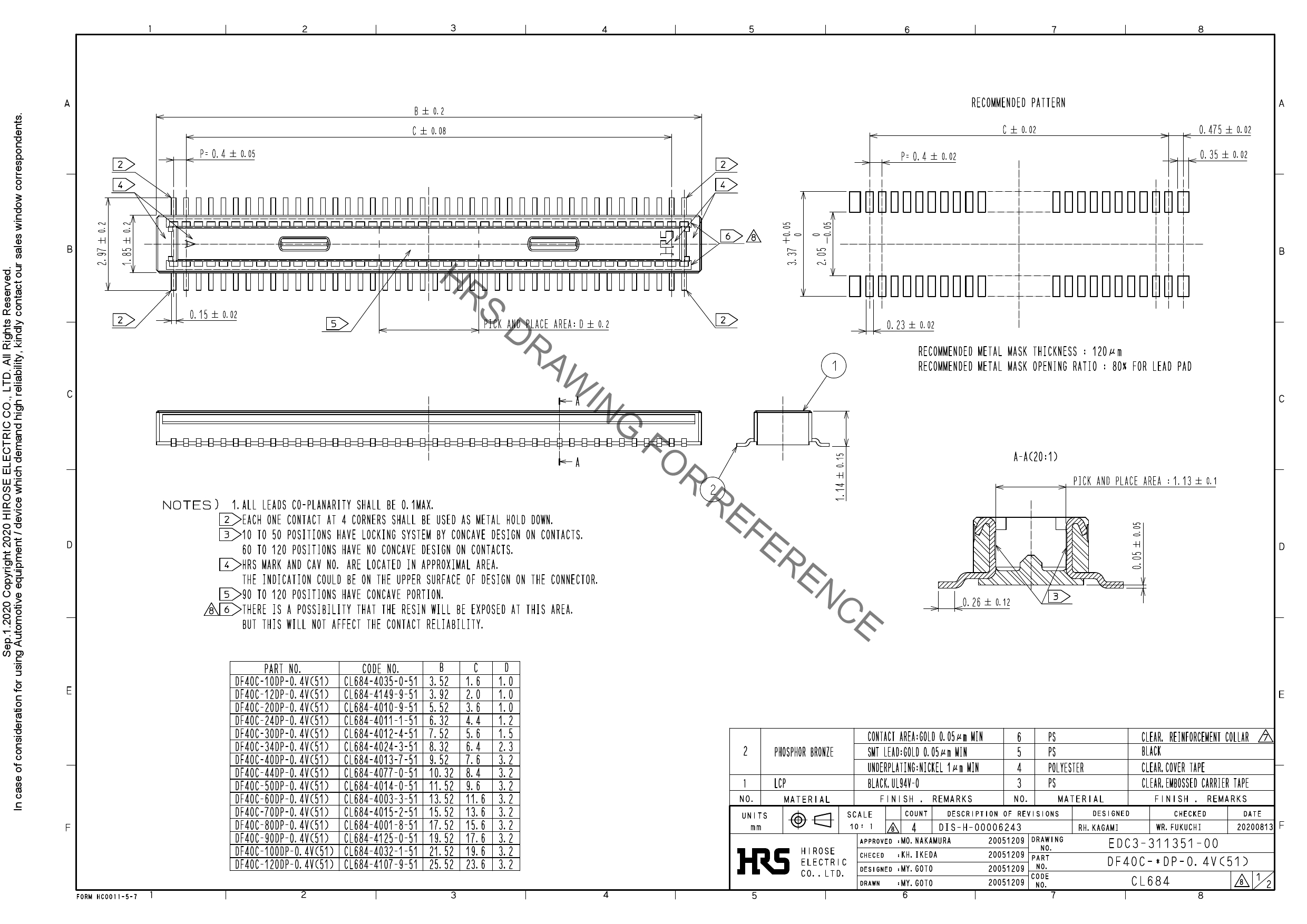 DF40C-80DP-0.4V(51)_（HRS(广濑)）DF40C-80DP-0.4V(51)中文资料_价格_PDF手册-立创电子商城