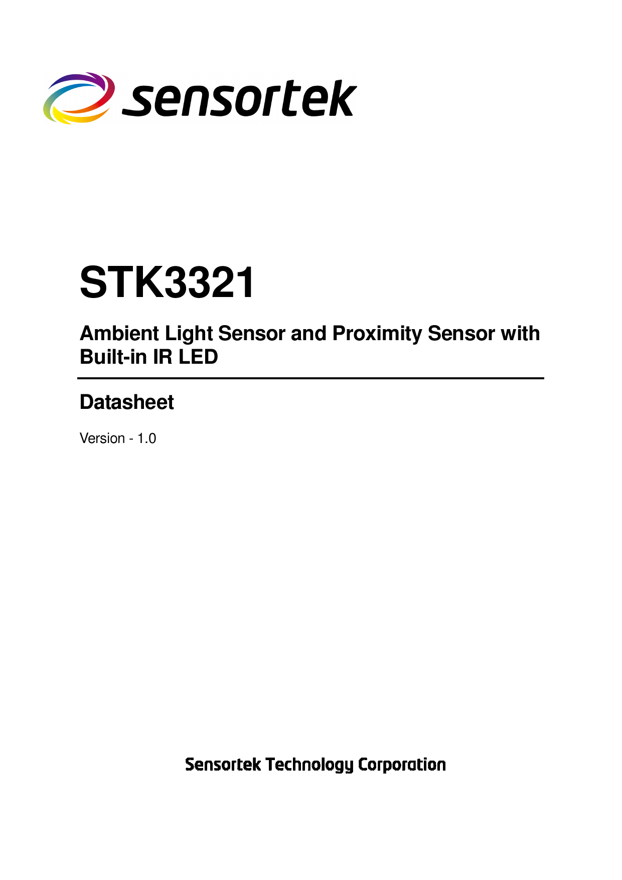 STK3321_(SENSORTEK(昇佳))STK3321中文资料_价格_PDF手册-立创电子商城